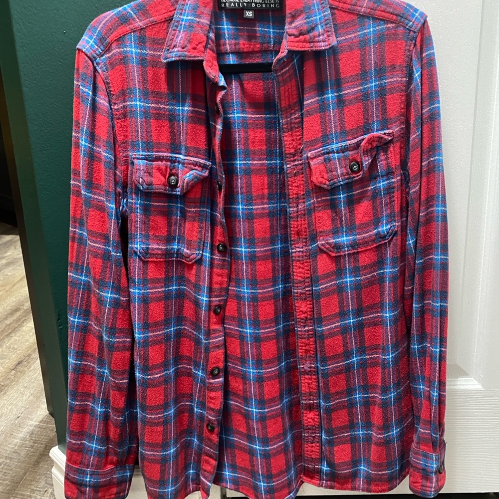 Jac Vanek Screen Printed Flannel